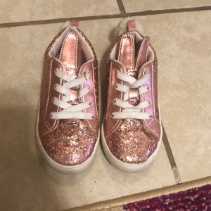 Pink Glitter Bunny sneakers
